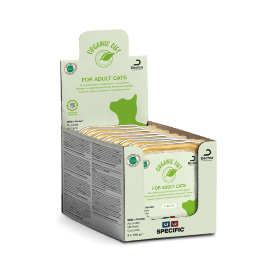Organic with Chicken SPECIFIC F-BIO-W 8 X 100 g