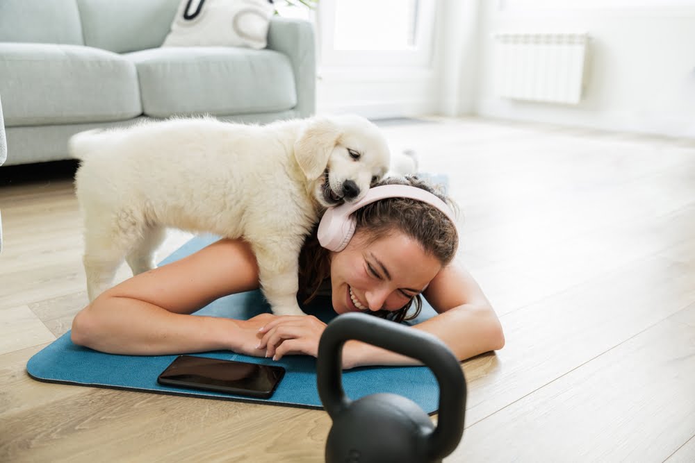 puppy yoga